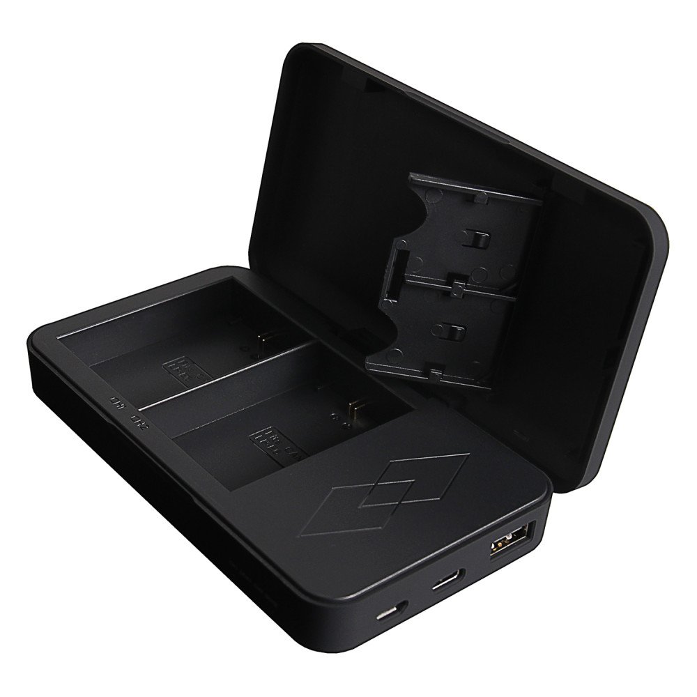 Laturi Foto Dual Canon LP-E6:n virtalahde