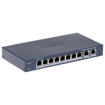 SWITCH POE DS-3E0310HP-E(C) 8-PORT Hikvision