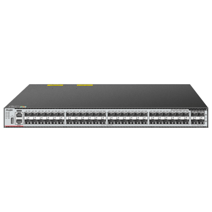 Коммутатор RUIJIE RG-CS85-48SFP4XS-D управляемый L3 Switch, 48x SFP+ 10GbE + 4x 100GbE Uplink, PoE
