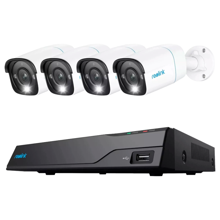 REOLINK RL-NVS8-5MB4 8 kanālu NVR ar 4x 5MP PoE IP kamerām