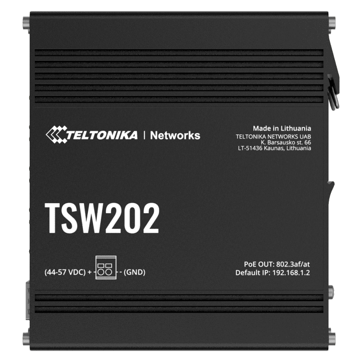 TELTONIKA TK-TSW202 5-Port Gigabit Managed PoE Switch
