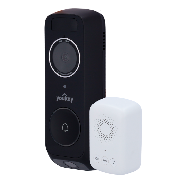YOUKEY YOK-DB312 älykäs video-ovikello 3MP Wi-Fi