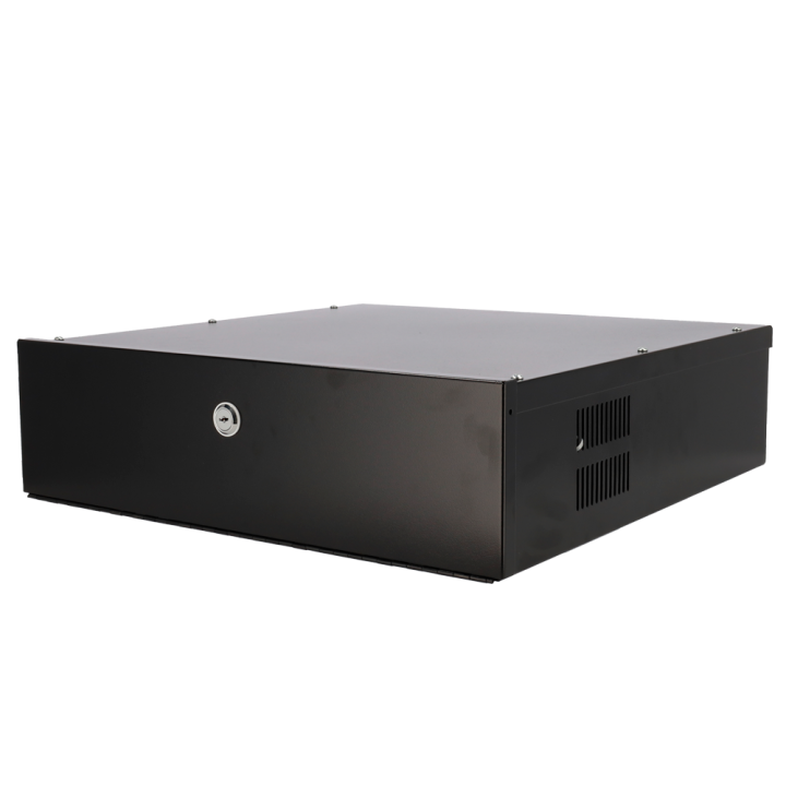 MARCA BLANCA LOCKBOX-2U viedā durvju slēdzene – melna