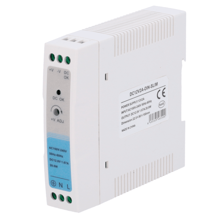 MARCA BLANCA DC12V2A-DIN-SLIM DIN Rail Power Supply 12V 67A