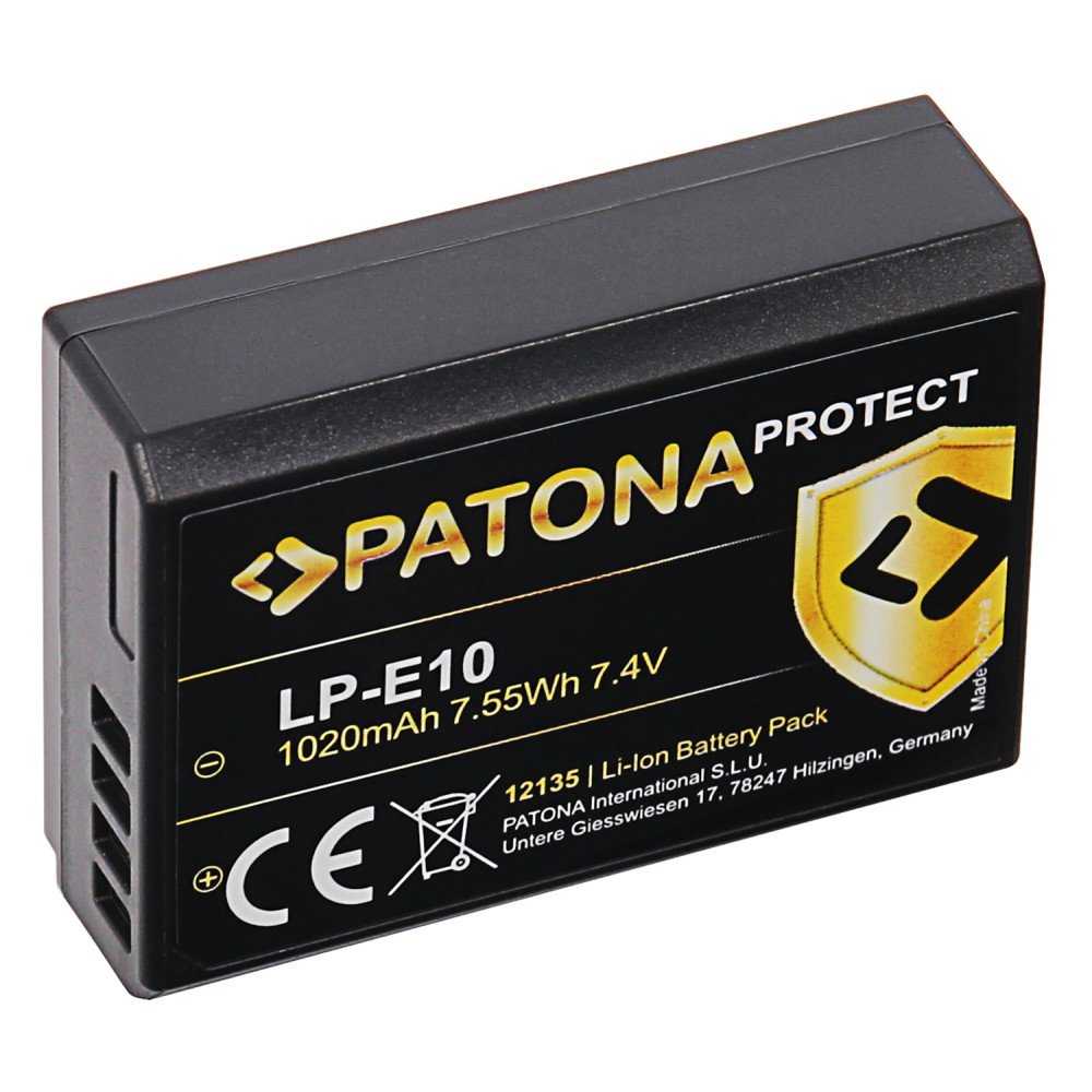 Battery Canon LP-E10 1020mAh Li-Ion Protect