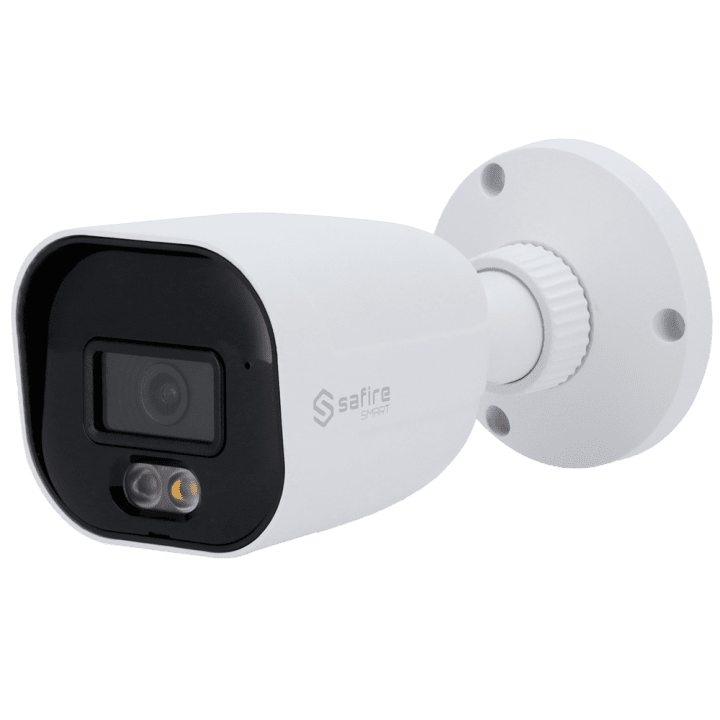 SAFIRE SMART SF-IPB080A-4E1-DL 4MP Outdoor Bullet IP Camera with PoE, Wi-Fi, Dual Illumination