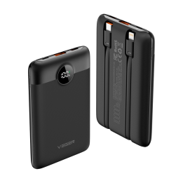 VEGER VG-W1170 Power Bank 5001 mAh Juodas Nešiojamas