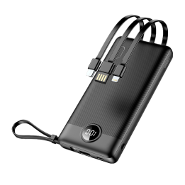 VEGER VG-W1116 Powerbank 5001 mAh Musta - Kannettava Laturi