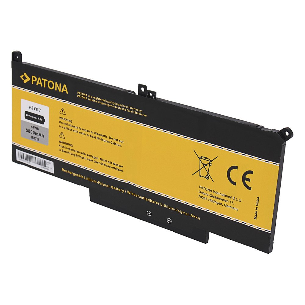 DELL Latitude E7280/E7480 5800 Li-Pol 7,6V F3YGT