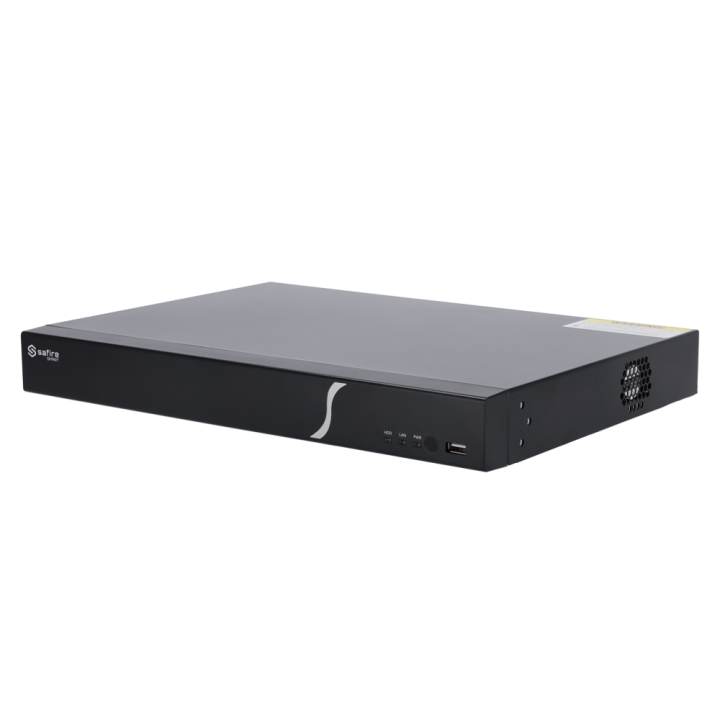 NVR с PoE SAFIRE SMART SF-NVR8216A-B2, 16-канальный, 12 МП