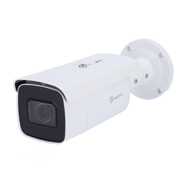 SAFIRE PRO SF-IPB780Z-4Y-AI2 4MP IP67 Bullet IP Camera with AI, PoE, Wi-Fi, 2.8~12mm Varifocal Lens