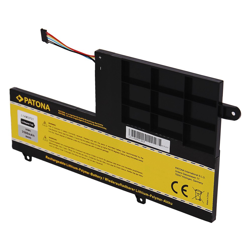 LENOVO Ideapad 300S/500S 3500 Li-Pol 7,4 L14M2P21