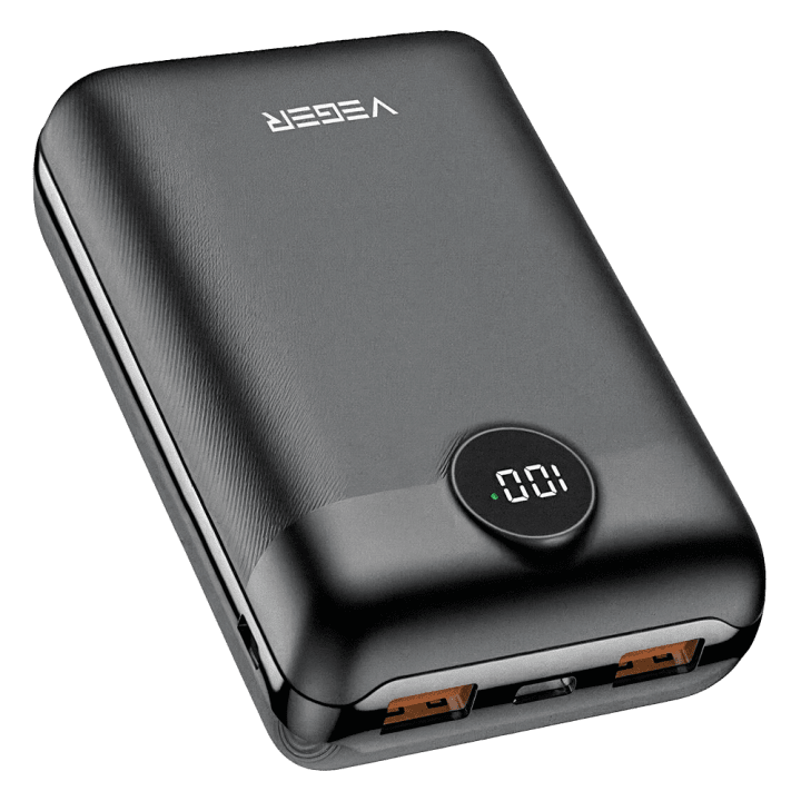 VEGER VG-W2053 akumulators 10000mAh melns