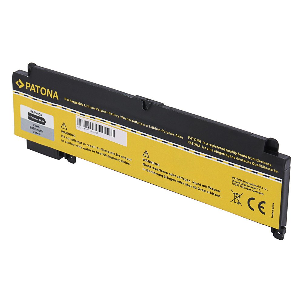 Aku LENOVO Thinkpad T460S/T470S 2000mAh Li-Pol 11,4V 01AV405
