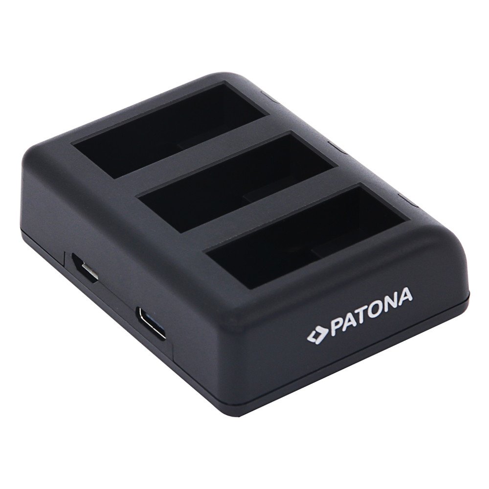 Laturi Triple GOPRO Hero 9/Hero 10 AHDBT901