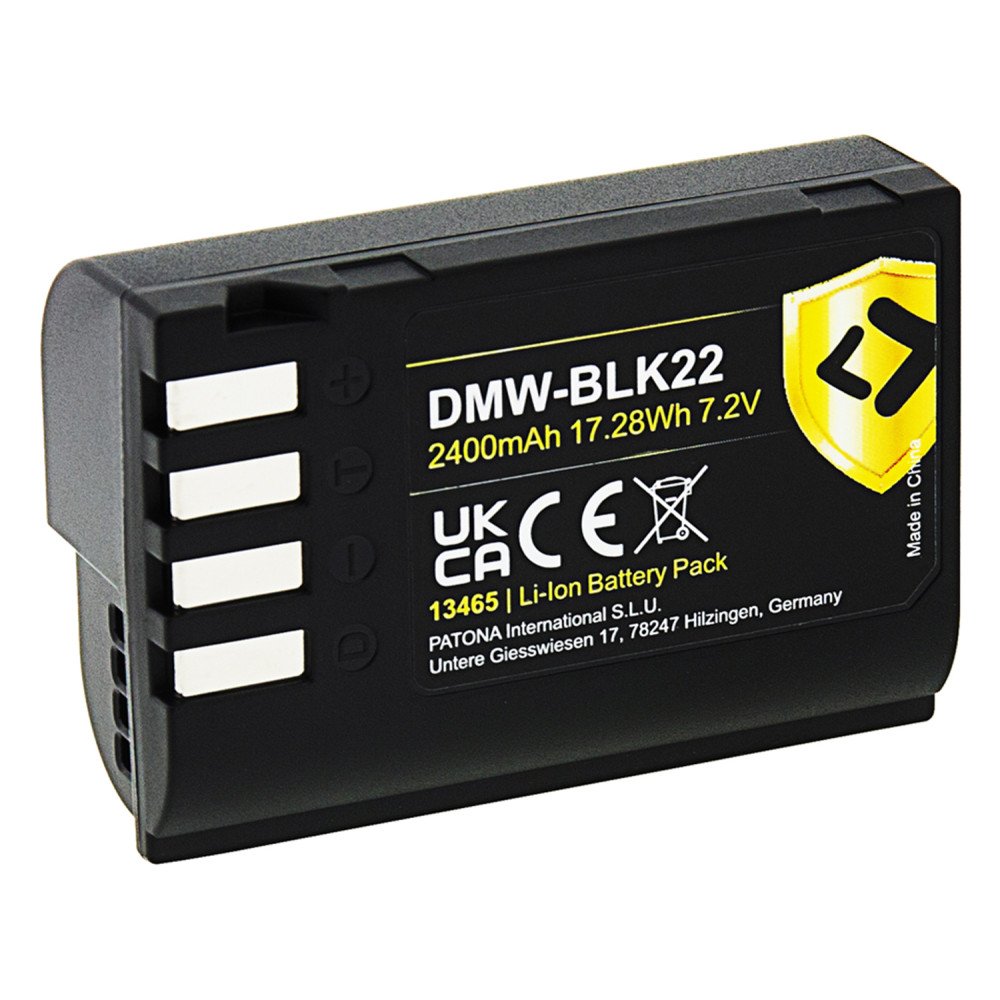 Akumulators Panasonic DMW-BLK22 2250mAh Li-Ion Protect