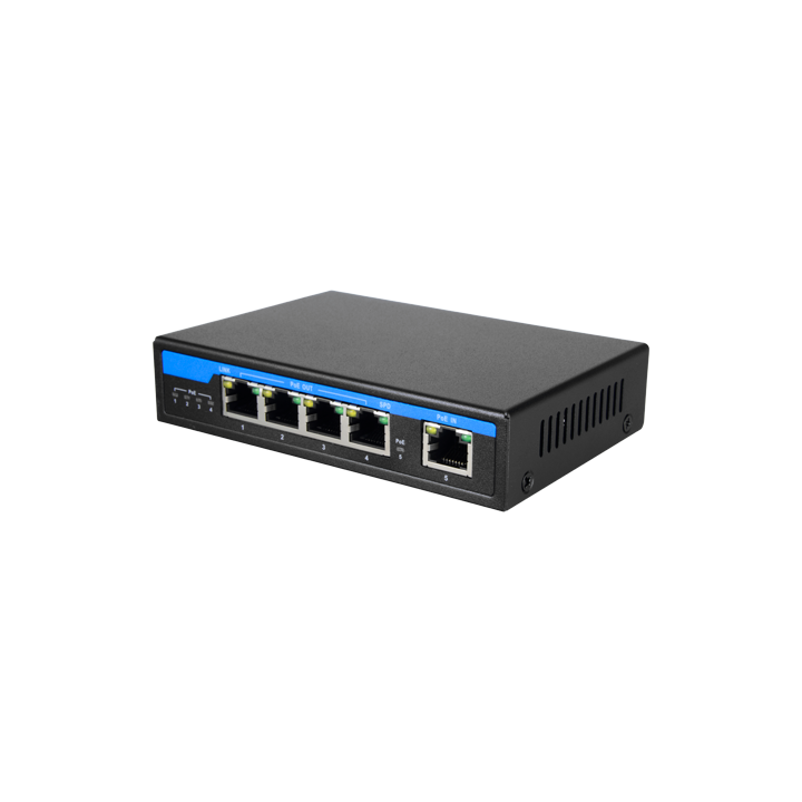 MARCA BLANCA POE-EX0504-GE-60 5-Port Gigabit PoE Switch (4 PoE Ports, 60W Budget)