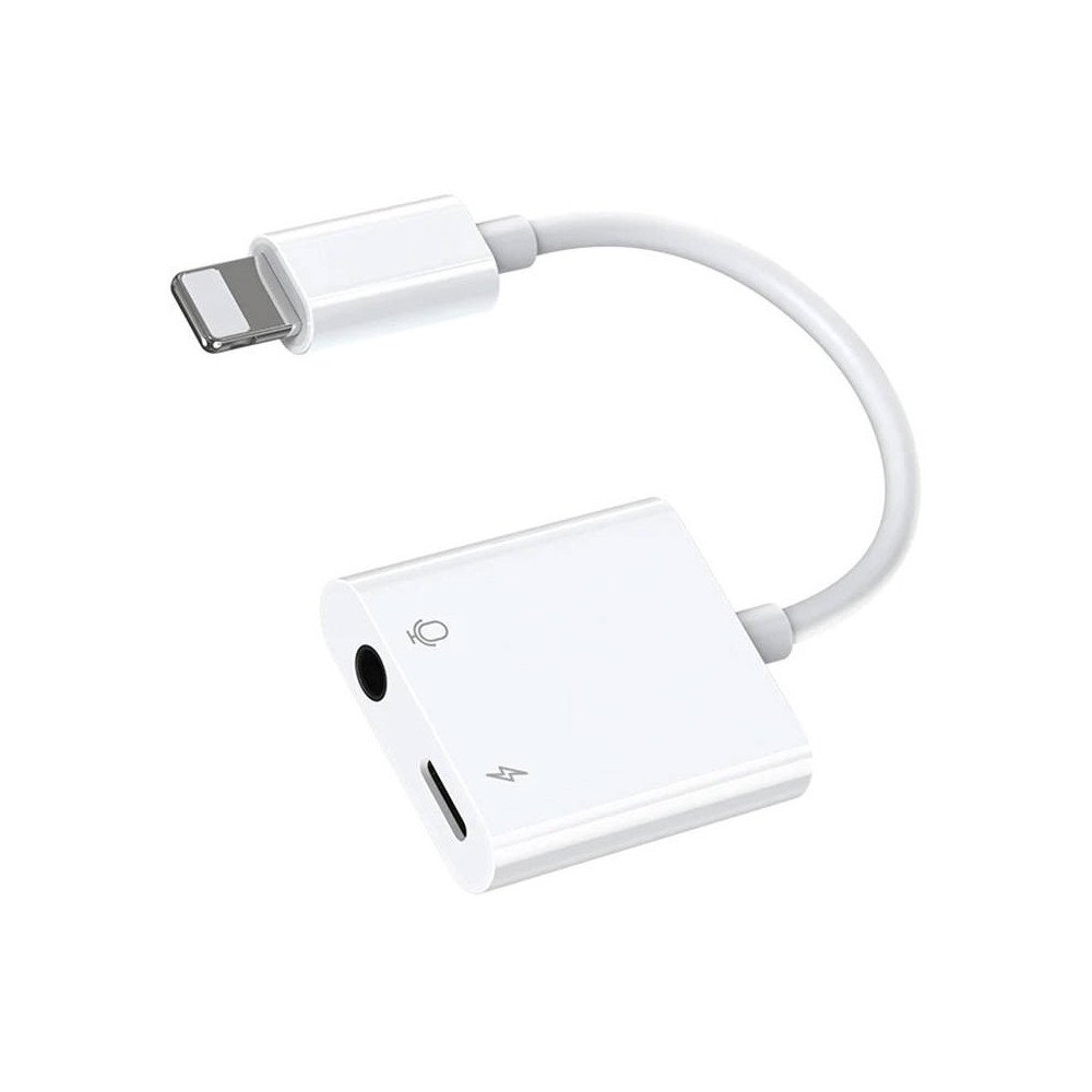 Audio Adapter Lightning / 3.5 mm Joyroom S - Y105 (white)