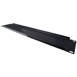 RACK-BLANK-2U 19" 2U Tukšā Panelis Melns