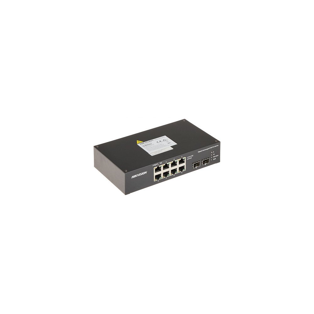 SWITCH POE DS-3T0510HP-E/HS 8 PORT SFP Hikvision