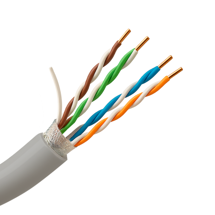 SAFIRE FTP5E-300-BC Cat5e U/UTP kabelis rullī 300m, bare copper