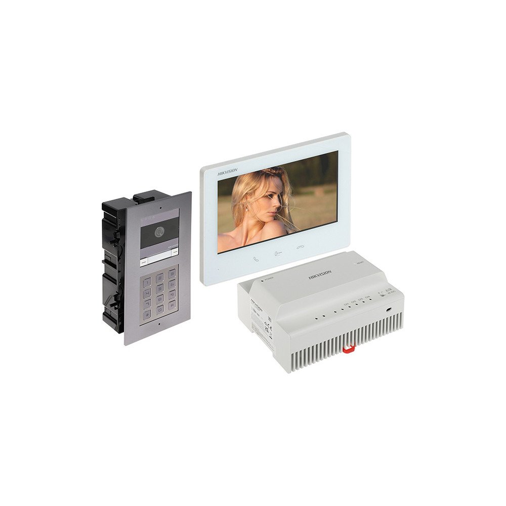 VIDEO OVIPUHELINSARJA DS-KIS704EY-ACF2/ALUMIINI Hikvision