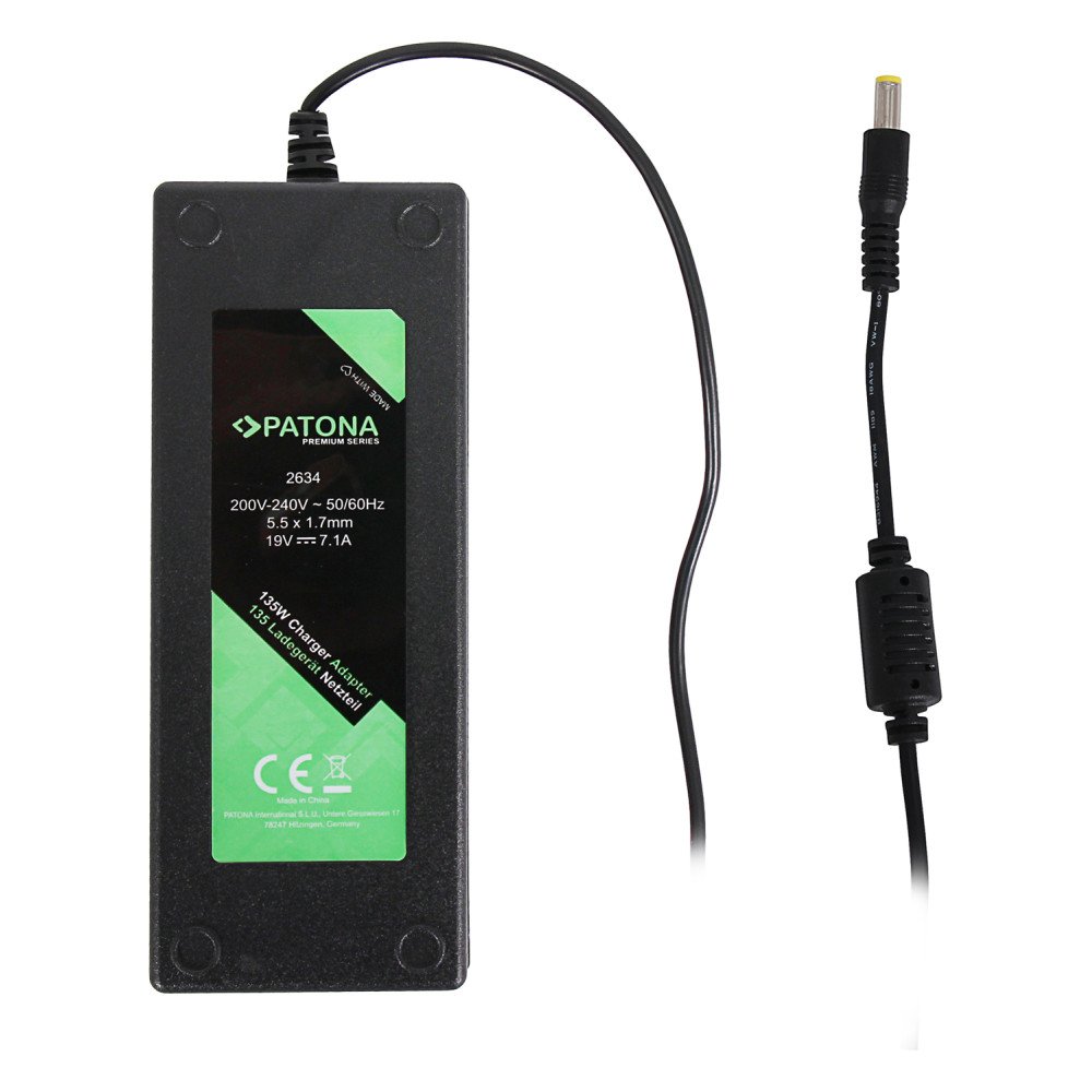 Charger 19V/7,1A 135W konektor 5,5x1,7mm Acer PREMIUM