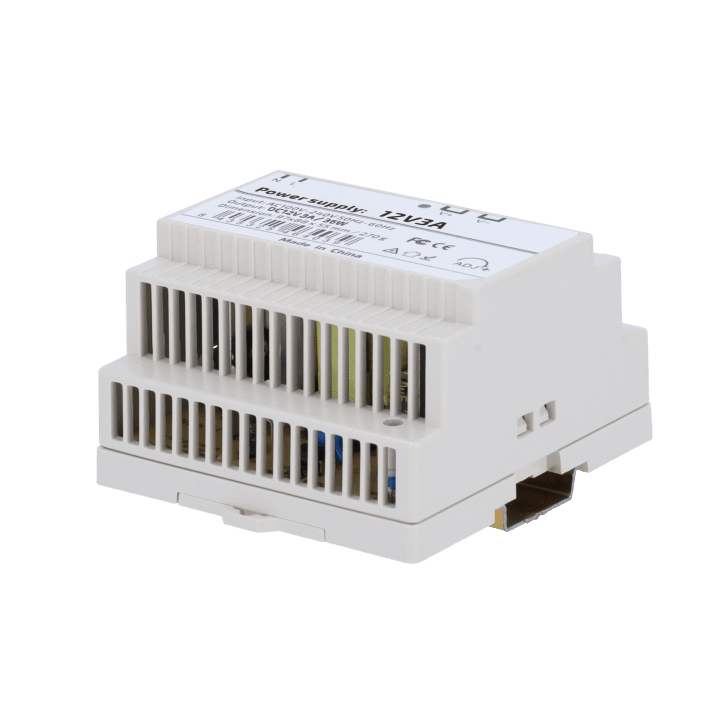 MARCA BLANCA DC12V3A-DIN-P DIN-rail Power Supply 12V 3A 36W