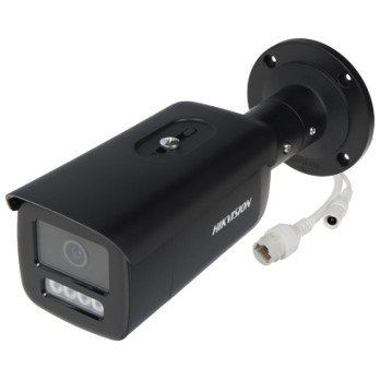 IP CAMERA DS-2CD2T47G2H-LI(2.8MM)(EF)(BLACK) Smart Hybrid Light ColorVu - 4 Mpx Hikvision