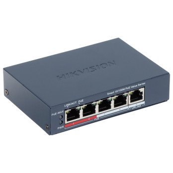 SWITCH POE DS-3E1105P-EI/M-V2 4-PORT Hikvision