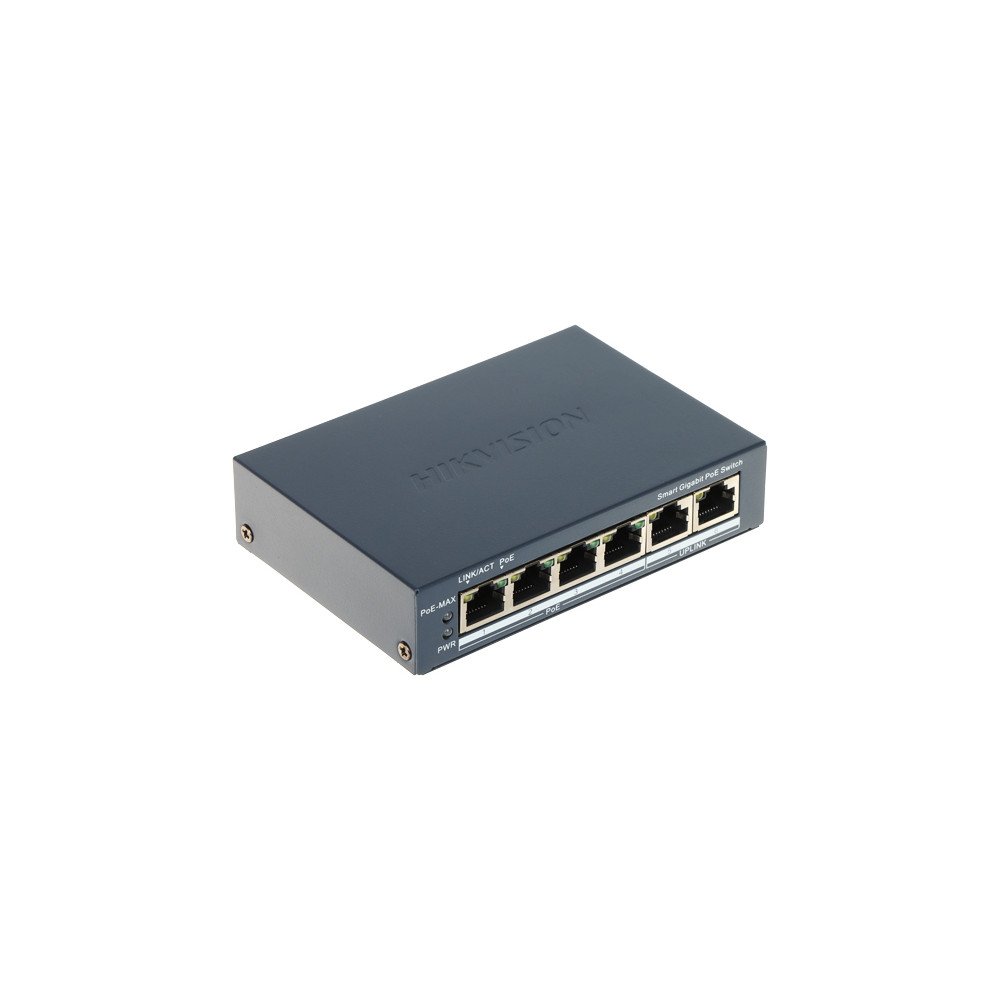 SWITCH POE DS-3E1506P-EI 4-PORTTIINEN Hikvision