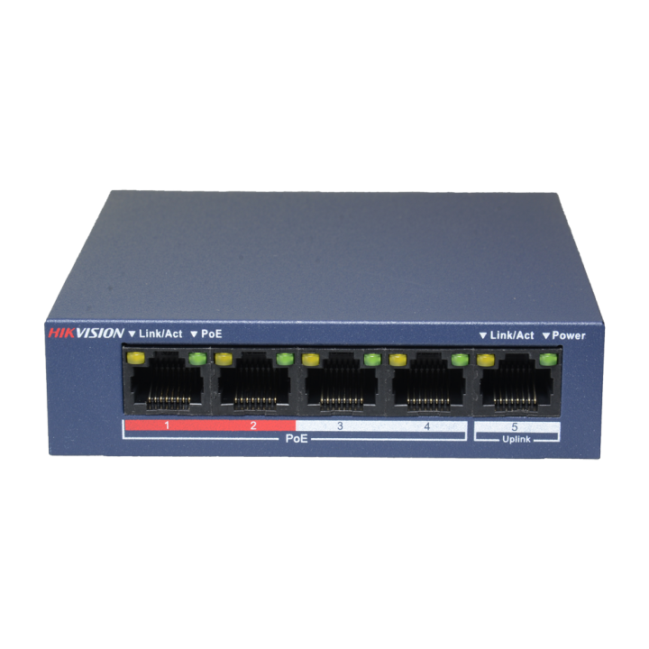 HIKVISION DS-3E0105P-E/M(B) 5-Port Managed PoE Switch