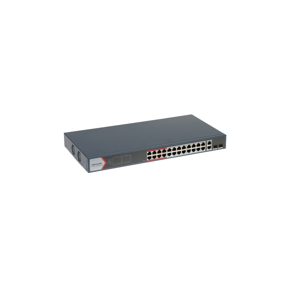 SWITCH POE DS-3E1326P-EI(B) 24-PORT SFP Hikvision