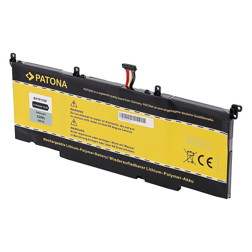 Akumulators Asus S5V/ZX60V 3400mAh Li-Pol 15,2V B41N1526