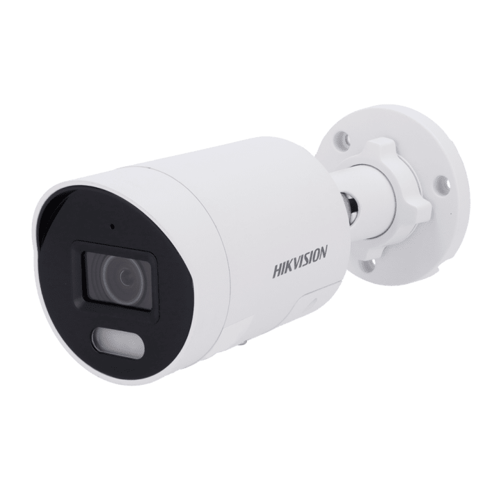 HIKVISION PRO DS-2CD2047G2-LU/SL(2.8mm)(C) 4MP āra bullet IP kamera ar PoE, IP67, 40m IR, balto gaismu, iebūvētu mikrofonu, micr