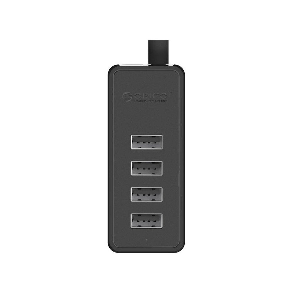 Orico W5P-100 USB - 4x USB 2.0 -keskitinsovitin (musta)