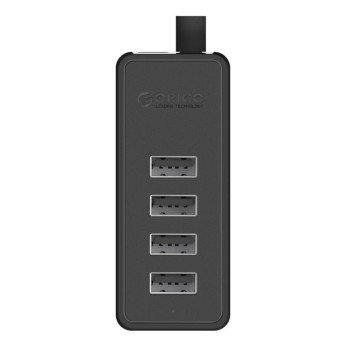 Orico W5P-100 USB kuni 4x USB 2.0 jaoturi adapter (must)