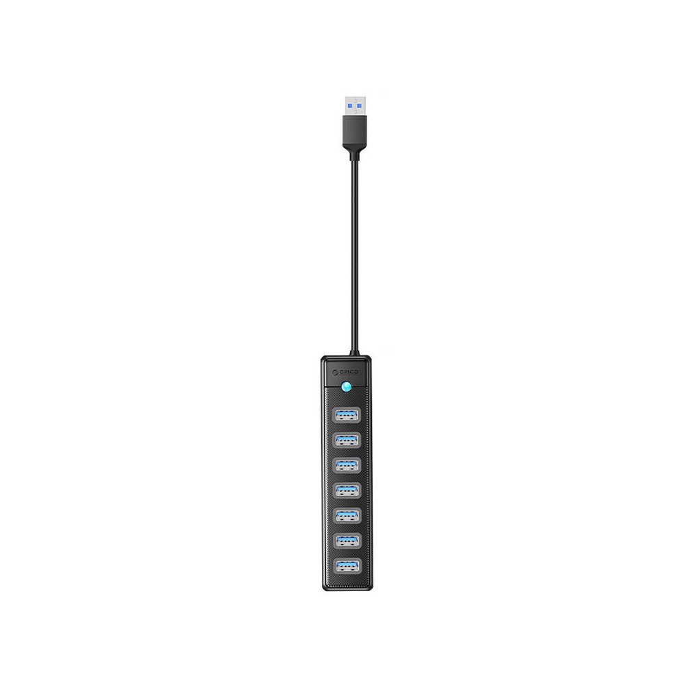 Orico PW7U USB i 7x USB 3.0 sakotuvo adapteris (juodas)