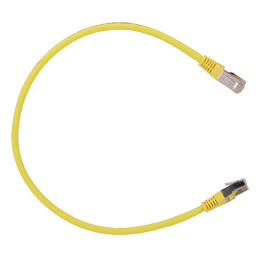 SAFIRE SFTP6A-H-03Y Cat6a S/FTP Bulk Cable, Yellow, 23 AWG