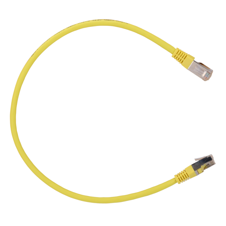 SAFIRE SFTP6A-H-03Y Cat6a S/FTP Bulk Cable, Yellow, 23 AWG