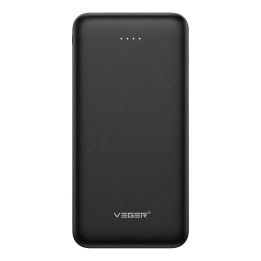 VEGER VG-W1065 Power Bank 5001 mAh Musta