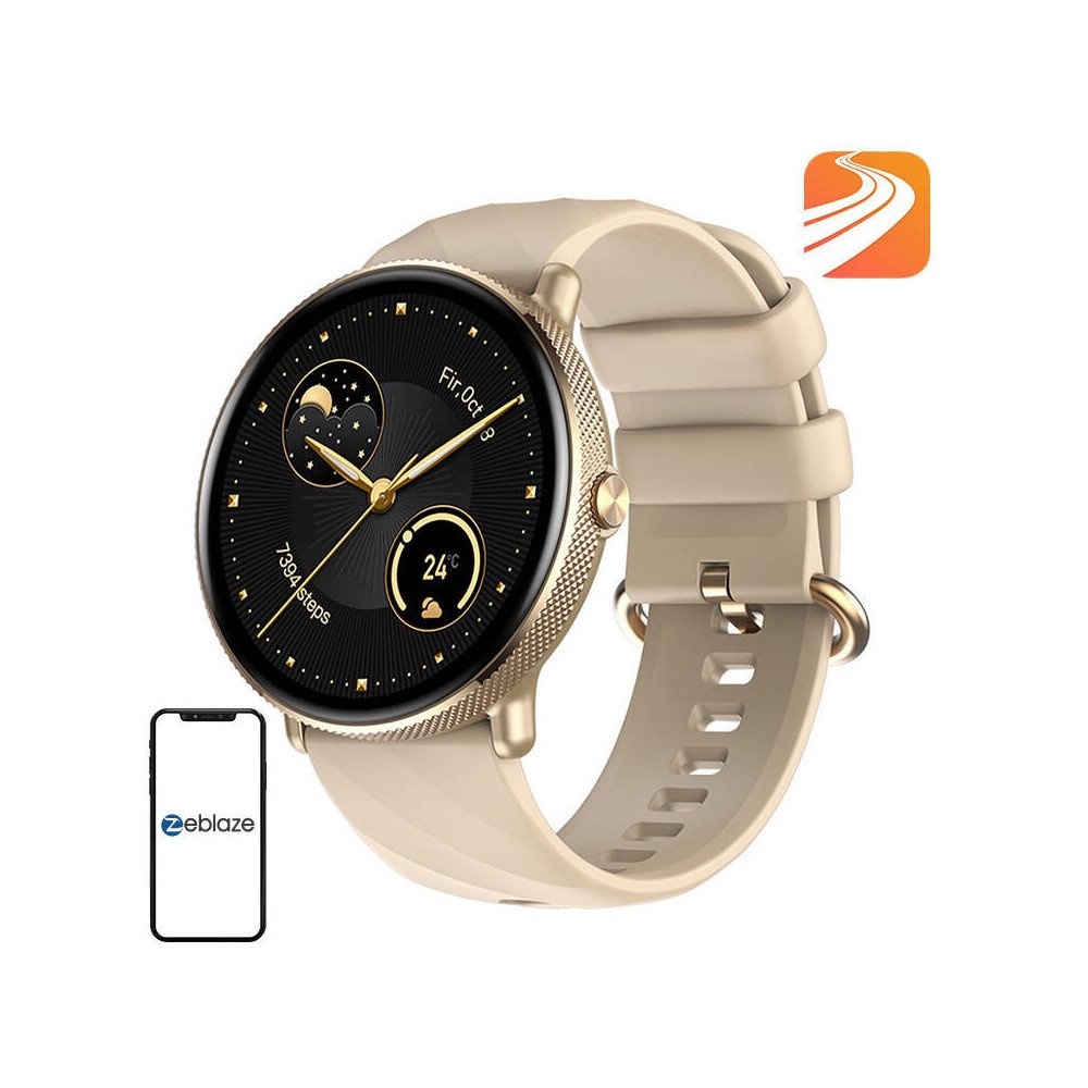 Zeblaze GTR 3 Pro Smartwatch (Gold)