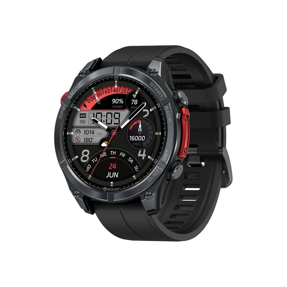 Zeblaze Stratos 4 viedpulkstenis (melns)