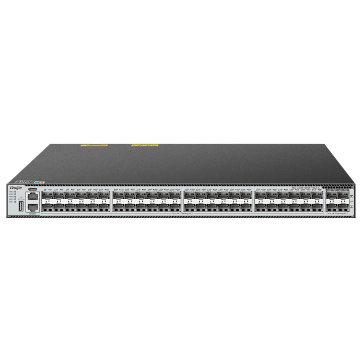 RUIJIE RG-CS85-48SFP4XS-D pārvaldāms L3 komutators, 48x SFP+ 10GbE + 4x 100GbE uplink, PoE