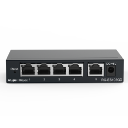 REYEE RG-ES105GD 5 portu Gigabit PoE slēdzis 65W