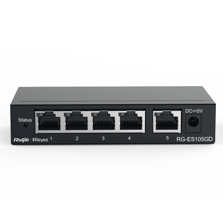 REYEE RG-ES105GD 5 portu Gigabit PoE slēdzis 65W