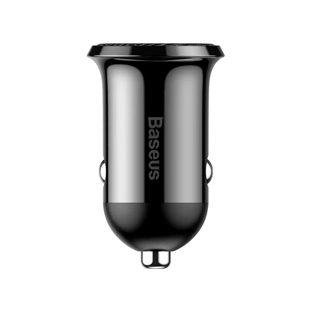 Baseus Grain Pro automobilinis ikroviklis 2x USB 4.8A (juodas)