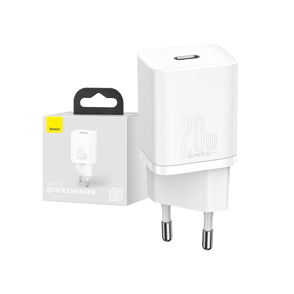 Baseus Super Si greitas ikroviklis 1C 20W (baltas)