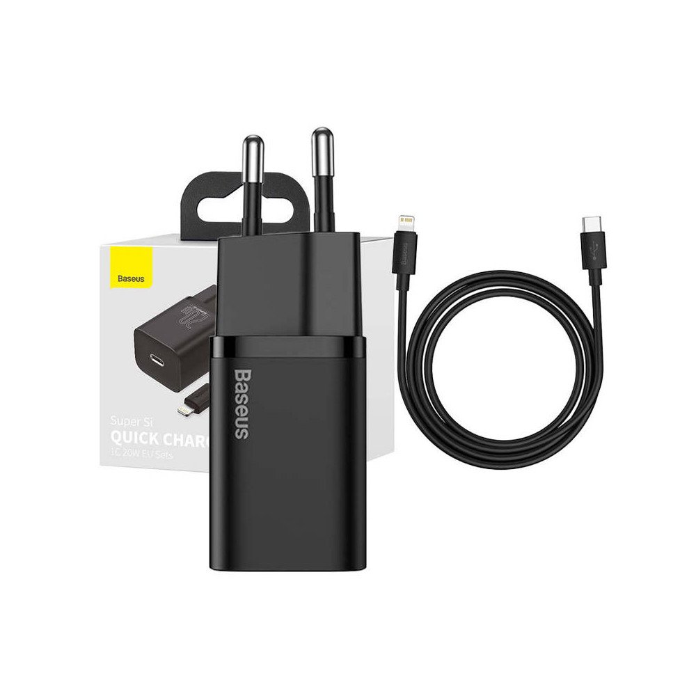 Baseus Super Si Quick Charger 1C 20W USB-C Lightning 1 ()
