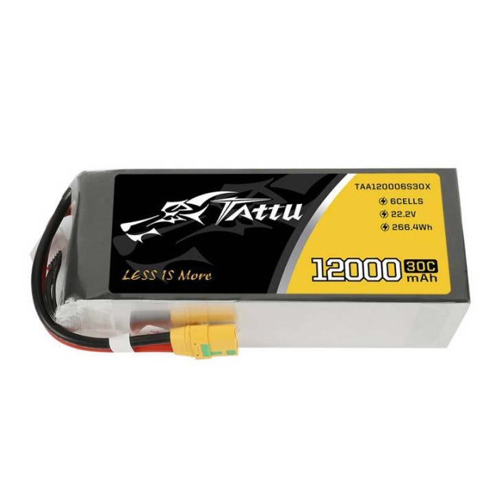 Akku Tattu 12000mAh 22.2V 30C 6S1P XT90